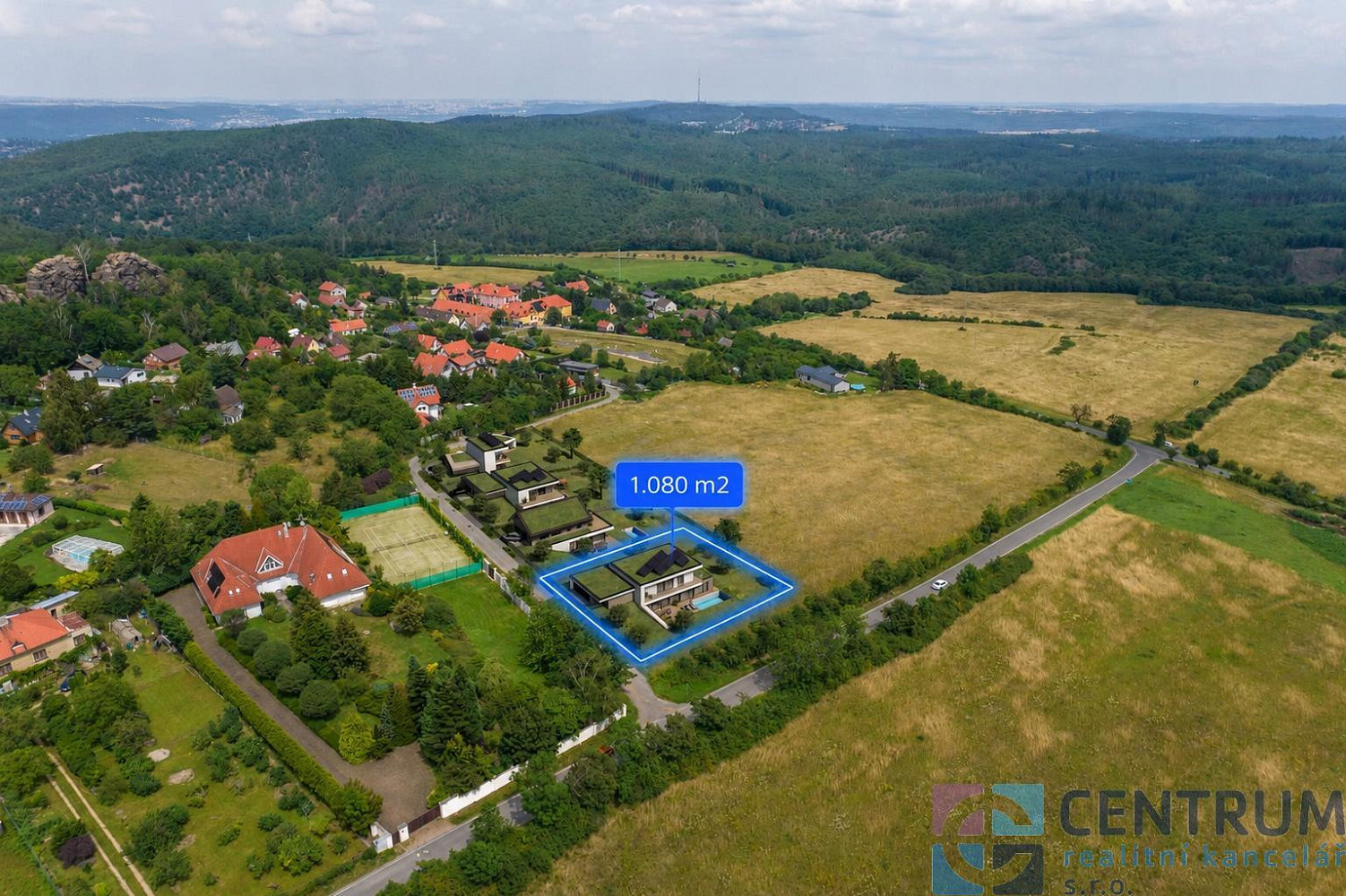 Prodej stavebního pozemku 1 080 m² – fotografie 2