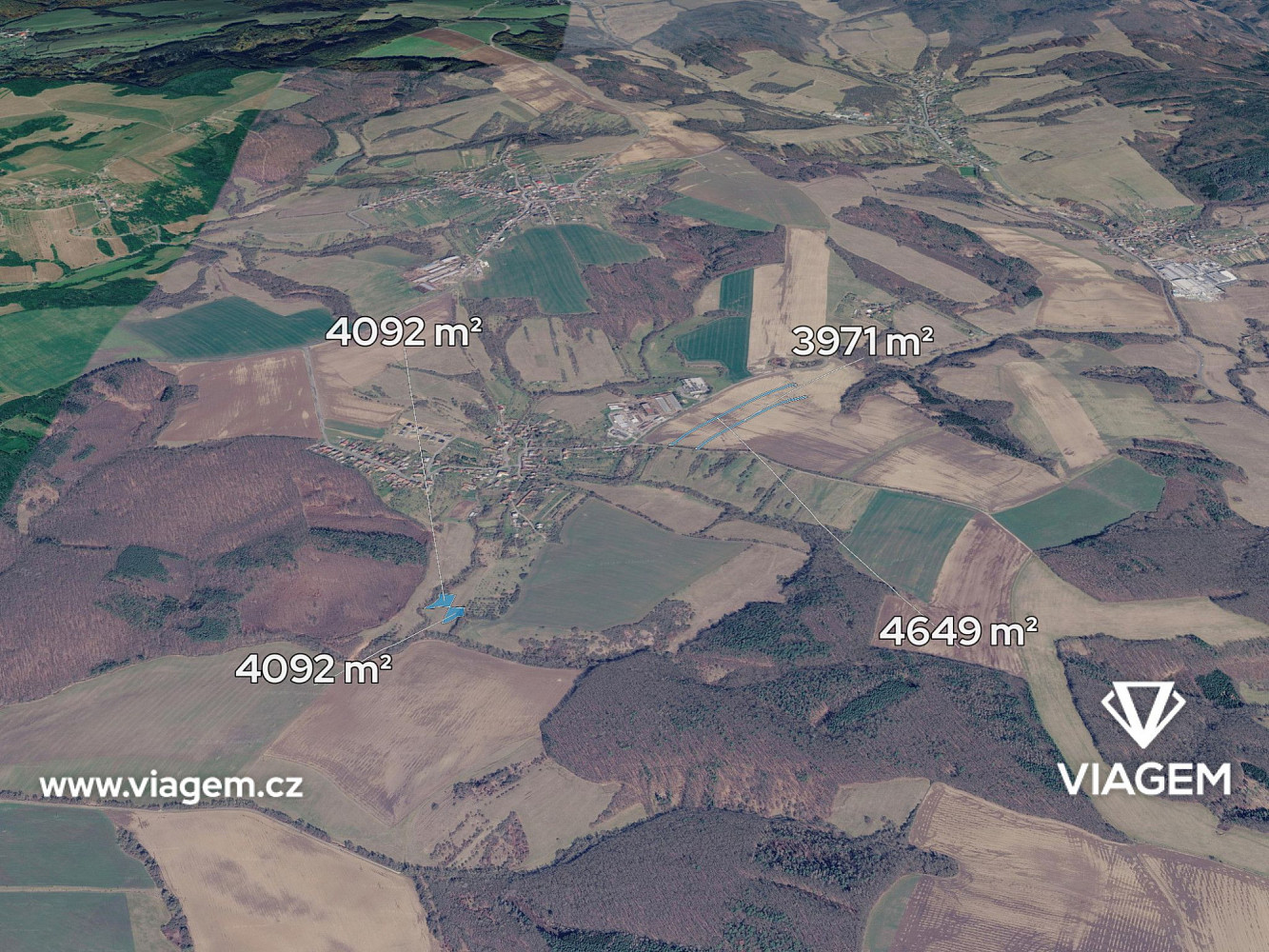 Prodej pole 6 411 m²