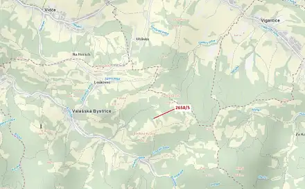 Dražba pozemku 216 m², Valašská Bystřice