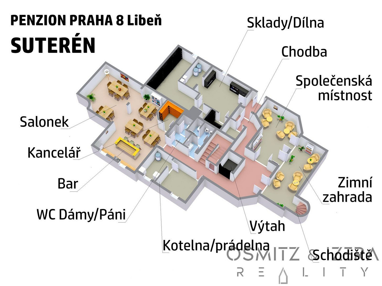 Prodej ubytovacího objektu 890 m² – pohled 5