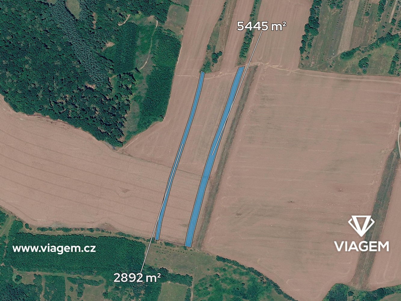Prodej pole 4 446 m² — photo 2