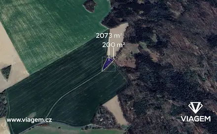 Prodej pole 336 m², Ronov nad Doubravou, okres Chrudim