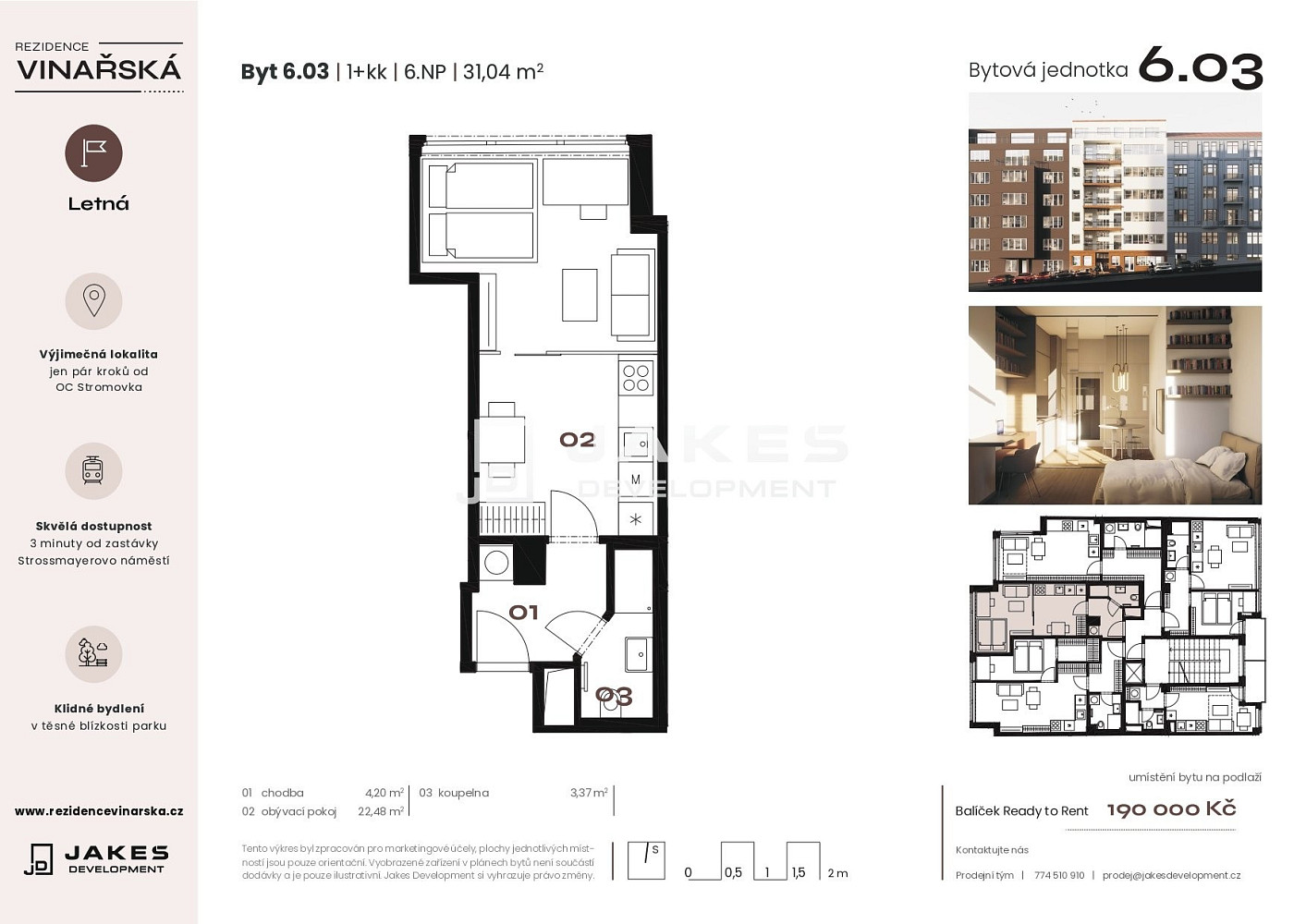 Prodej bytu 1+kk 31 m² – fotografie 2