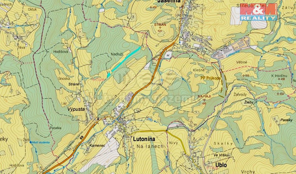 Prodej lesa 13 453 m², Lutonina – náhled fotky 4
