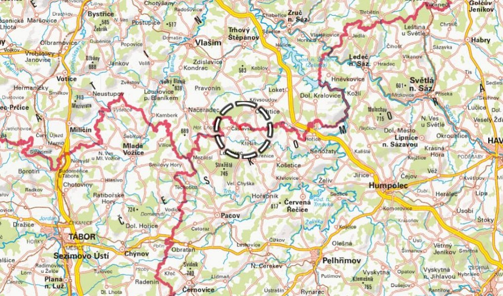 Prodej pole 5 504 m², Křešín – náhled fotky 3