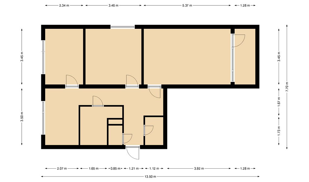 Pronájem bytu 3+1 62 m², Česká Lípa – náhled fotky 32