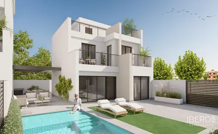 Prodej domu 100 m² s pozemkem 187 m², Los Alcazares, Španělsko