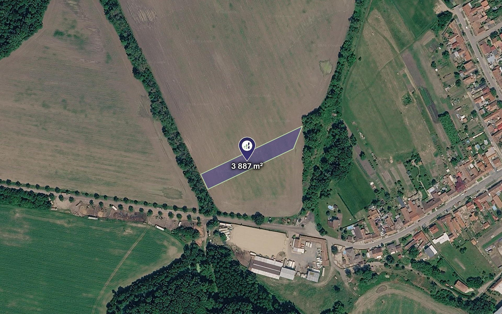 Prodej pole 3 887 m²