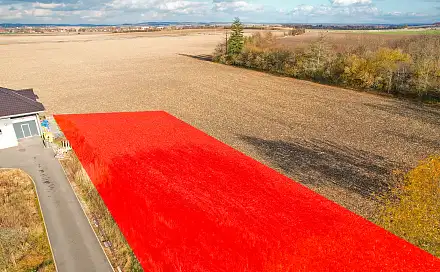 Prodej stavebního pozemku 1 575 m², Dašice - Prachovice, okres Pardubice
