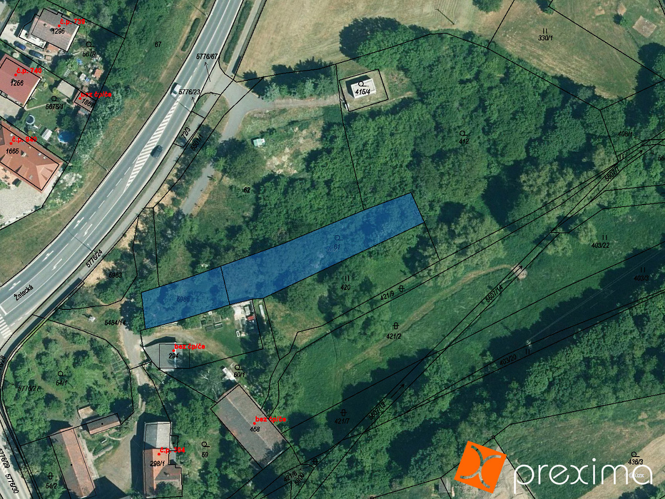 Prodej stavebního pozemku 200 m²