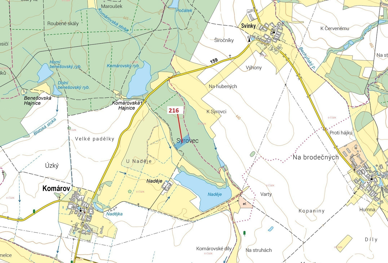 Dražba lesa 12 481 m²