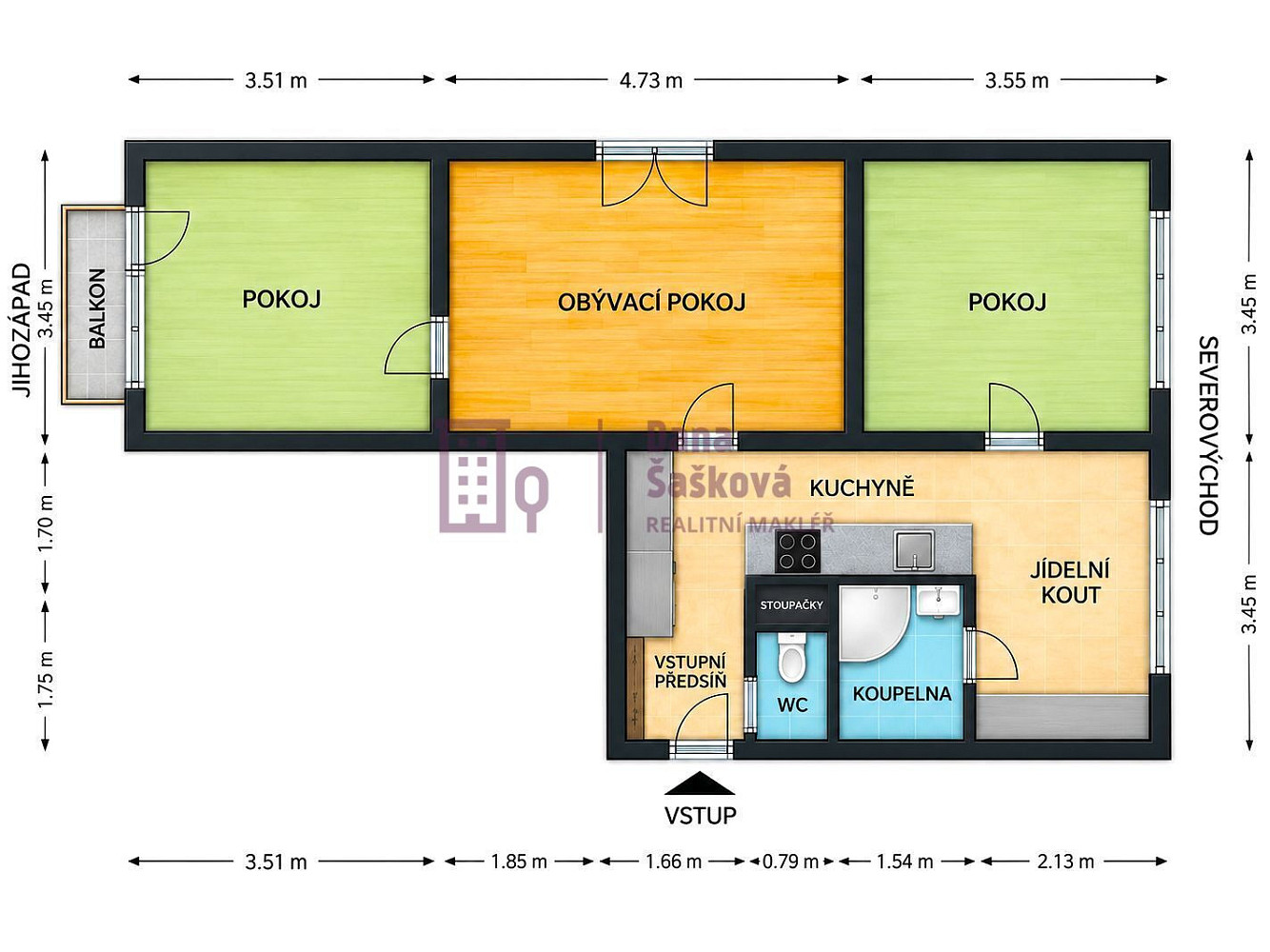 Prodej bytu 3+1 63 m² – fotografie 4