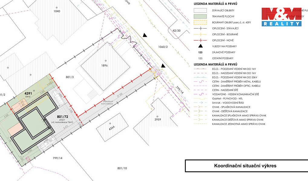 Prodej stavebního pozemku 525 m², Ostrava – náhled fotky 3