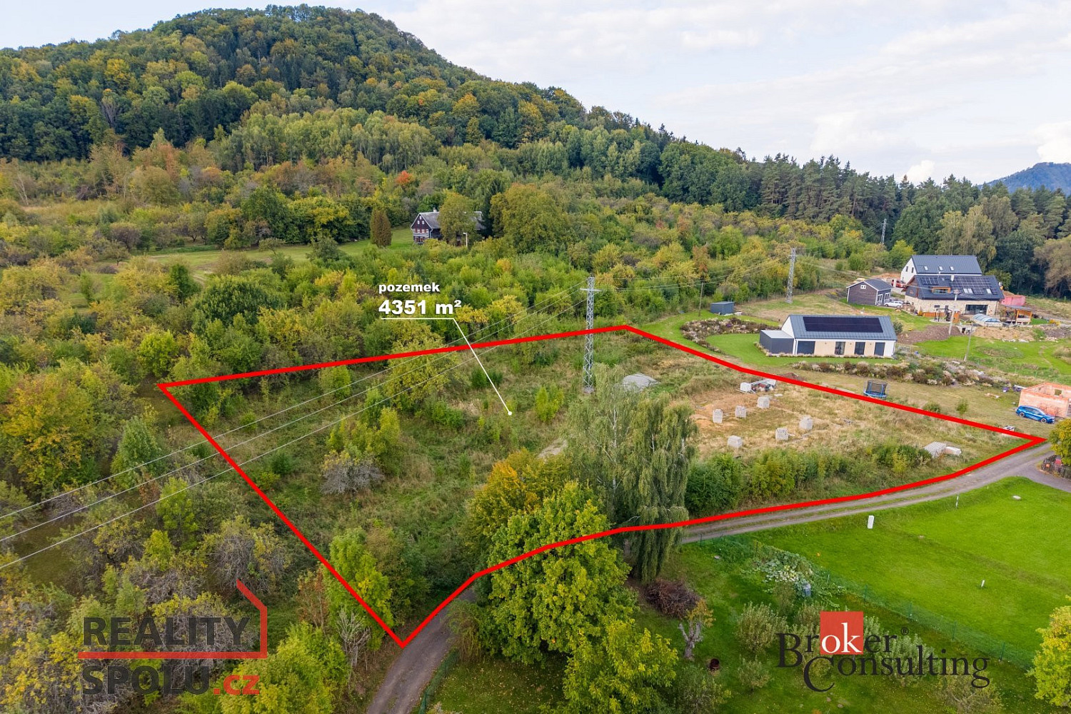 Prodej stavebního pozemku 4 351 m²