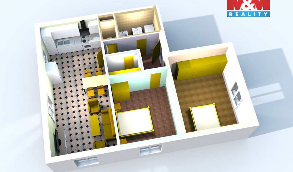 Prodej bytu 3+kk 72 m², Bečváry – náhled fotky 9