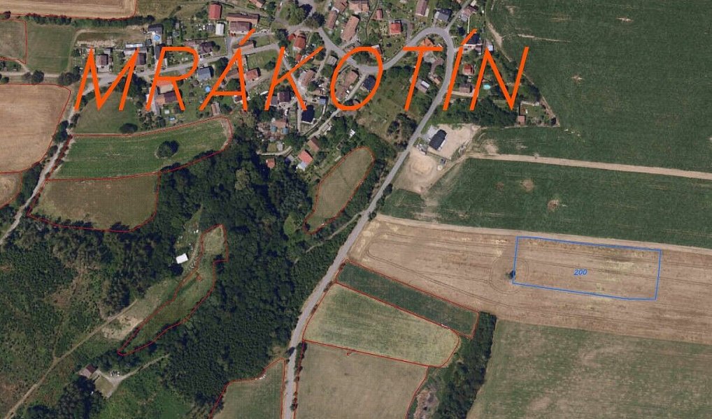 Prodej pole 1 786 m², Mrákotín – náhled fotky 2