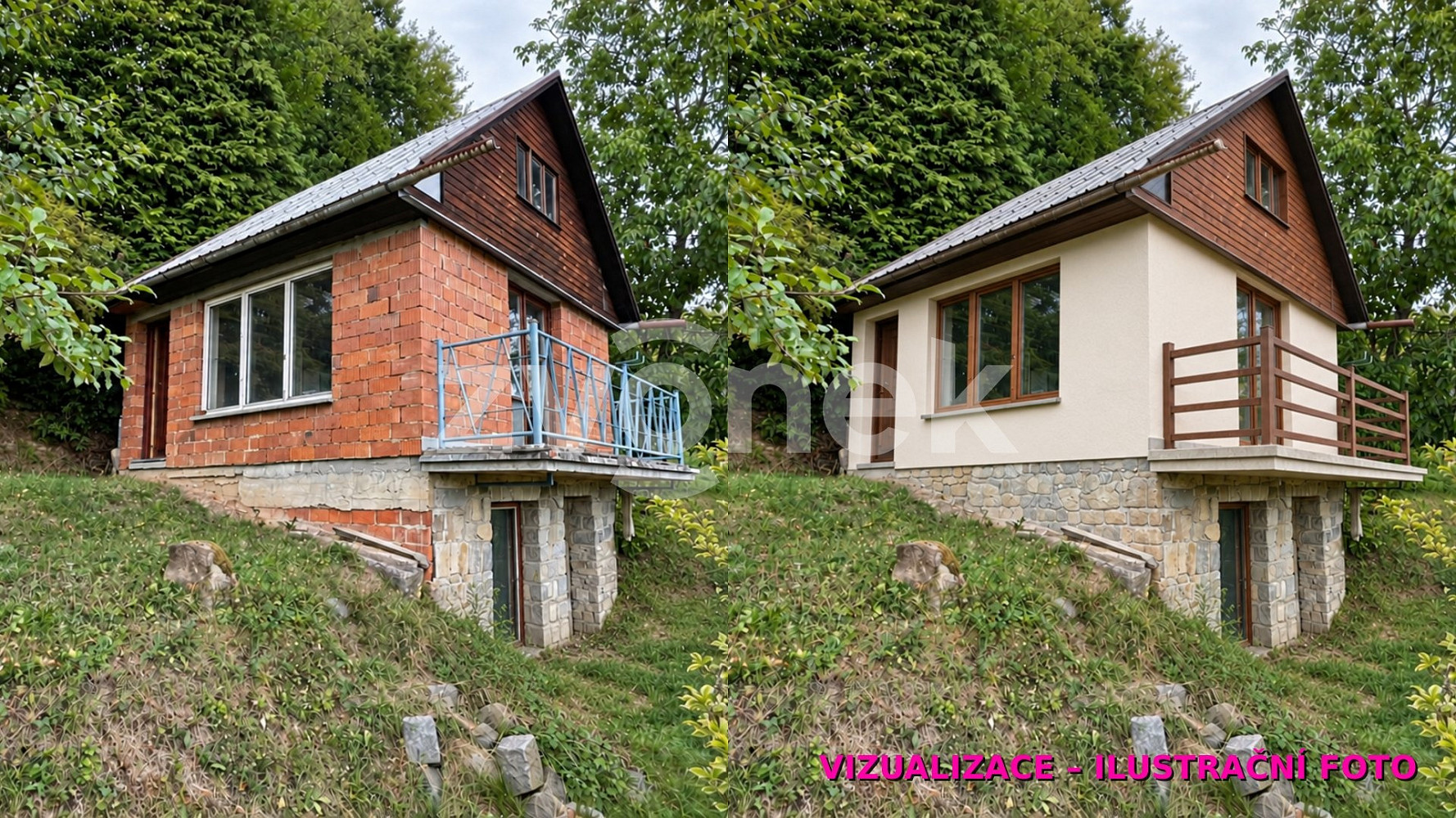 Prodej domu 50 m² s pozemkem 1 091 m²