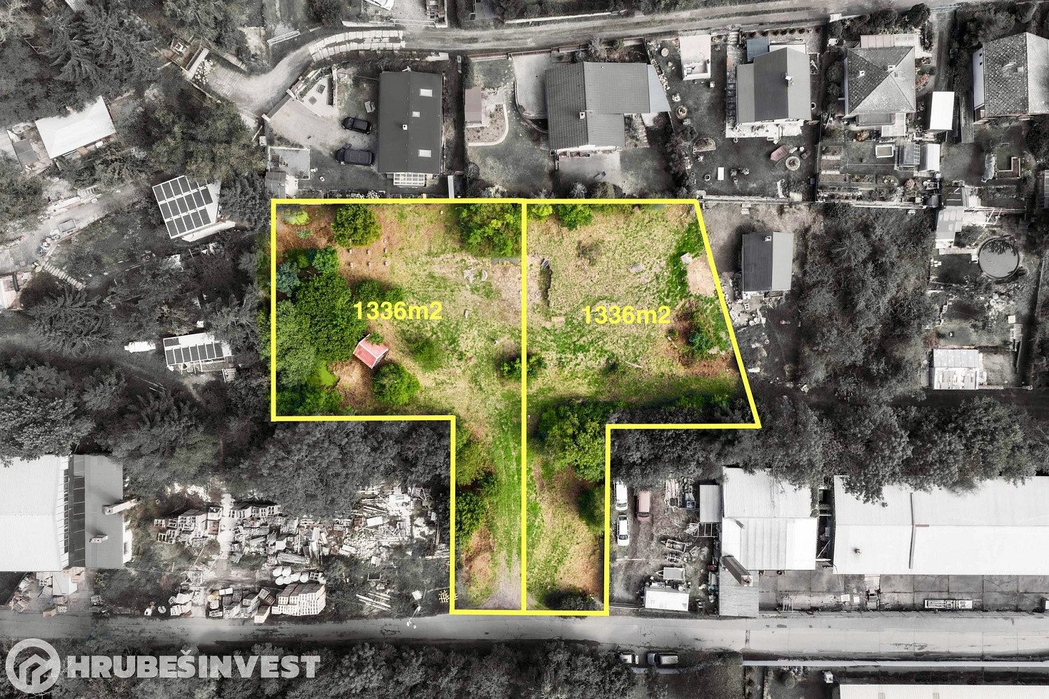 Prodej stavebního pozemku 1 336 m²