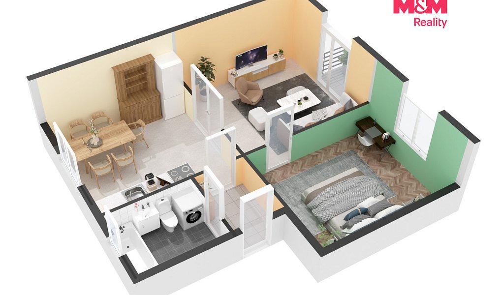 Prodej bytu 2+1 48 m², Kolín – náhled fotky 5