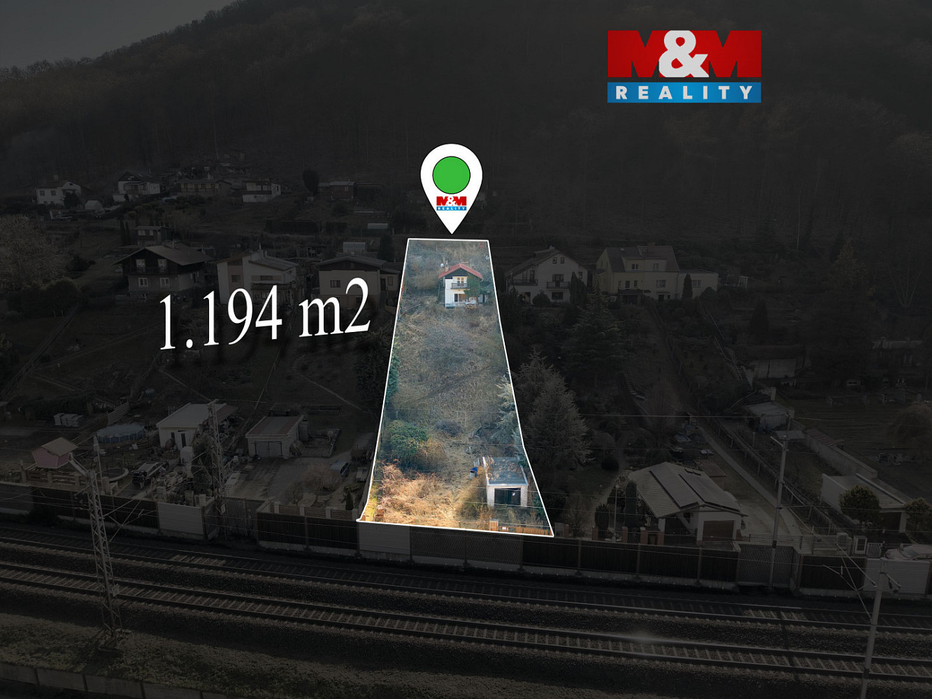 Prodej stavebního pozemku 1 194 m²