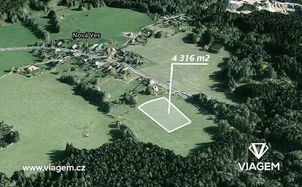 Prodej pole 4 316 m², Nasavrky, okres Chrudim