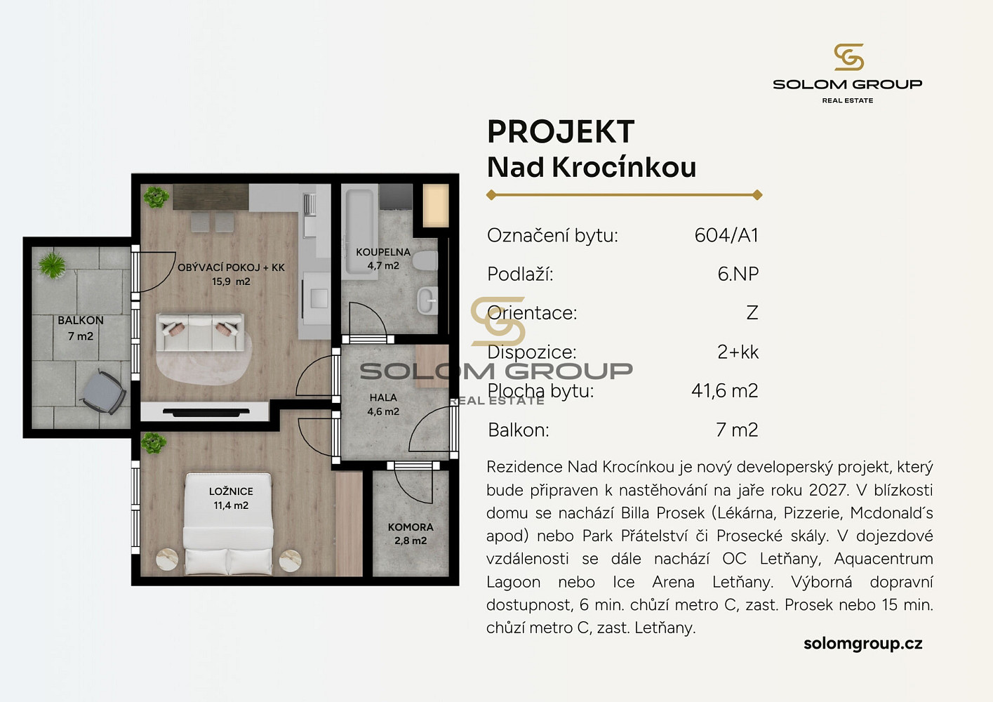 Prodej bytu 2+kk 48 m² – fotografie 5