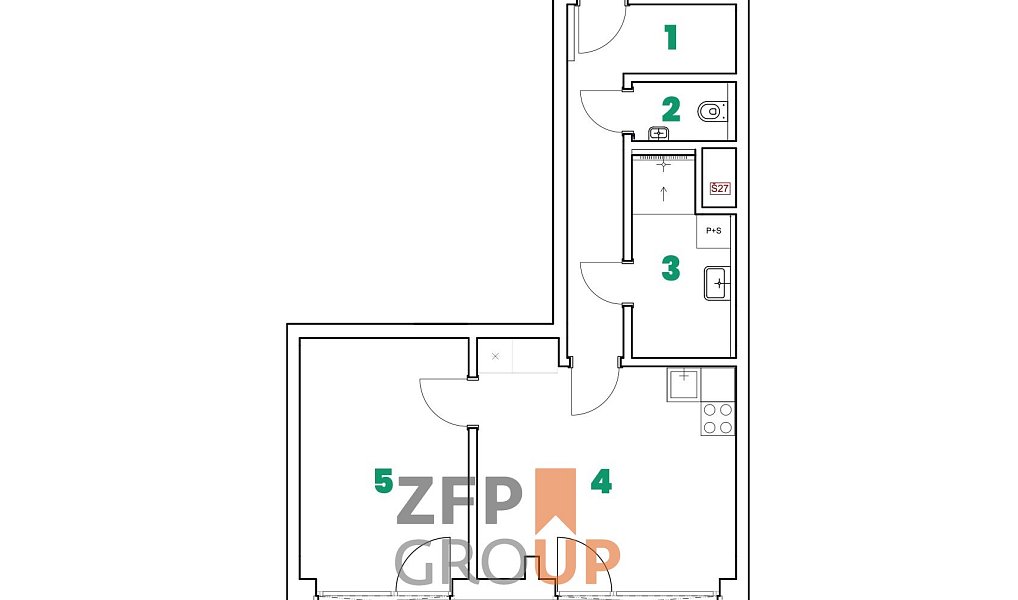 Prodej bytu 2+kk 47 m², Mladá Boleslav – náhled fotky 3