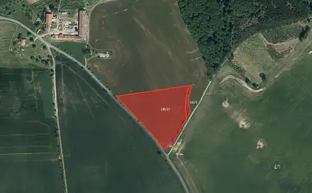 Prodej pole 11 814 m², Jedousov, okres Pardubice