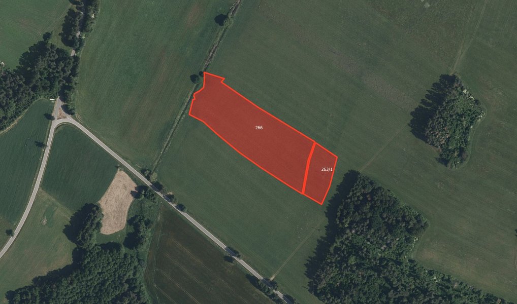 Prodej louky, 53523 m², Šach - Jindřichův Hradec, Volfířov