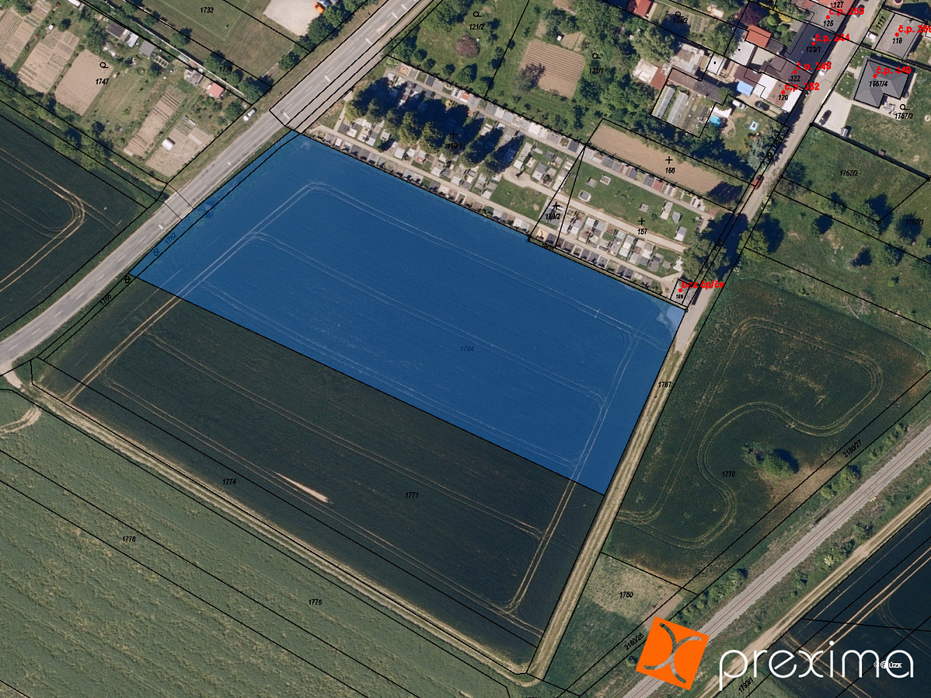 Prodej pole 159 m²