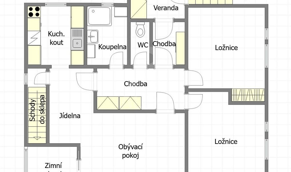 Prodej domu 82 m² s pozemkem 709 m², Hradešín – náhled fotky 18