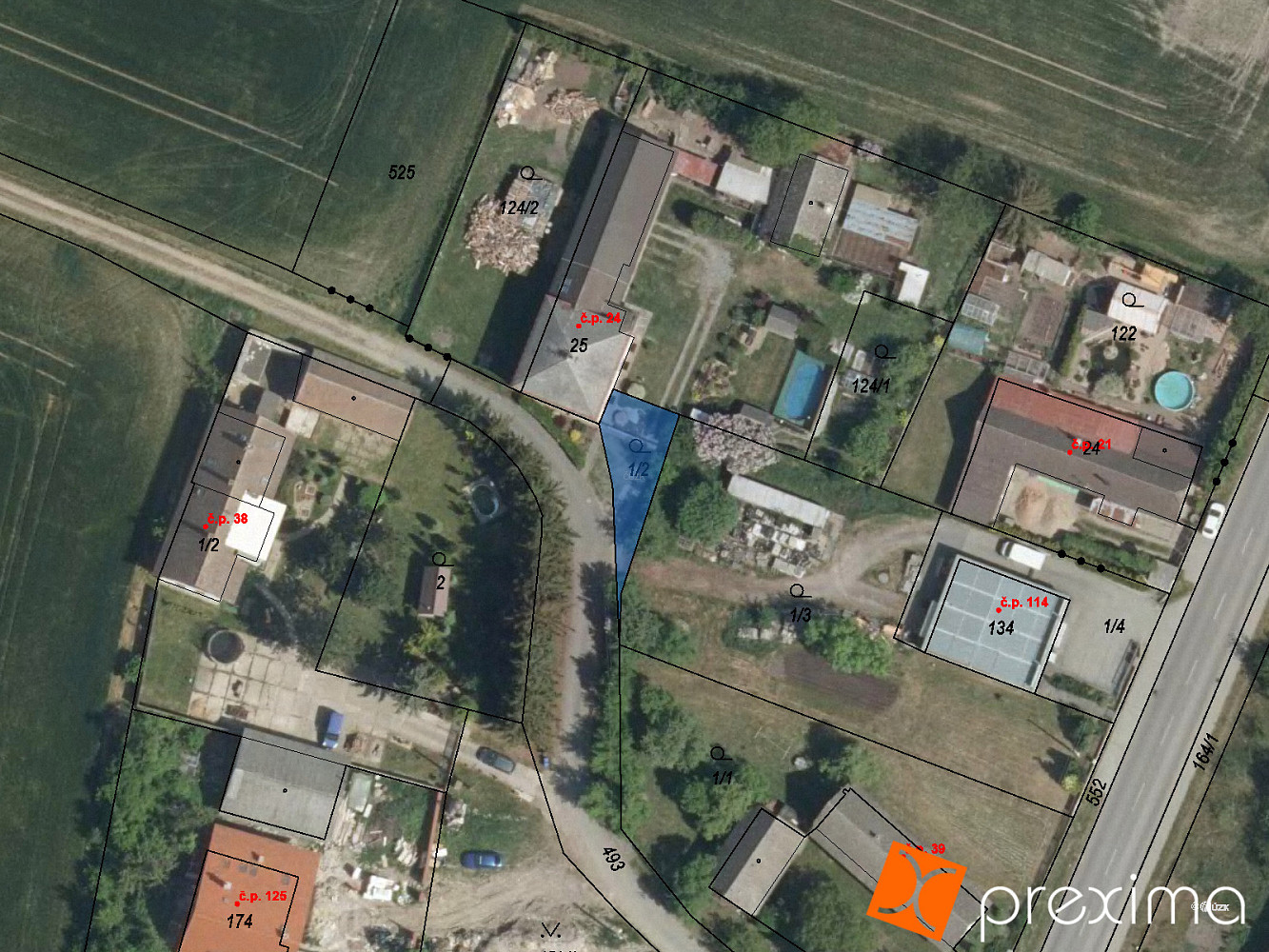 Prodej stavebního pozemku 9 m²