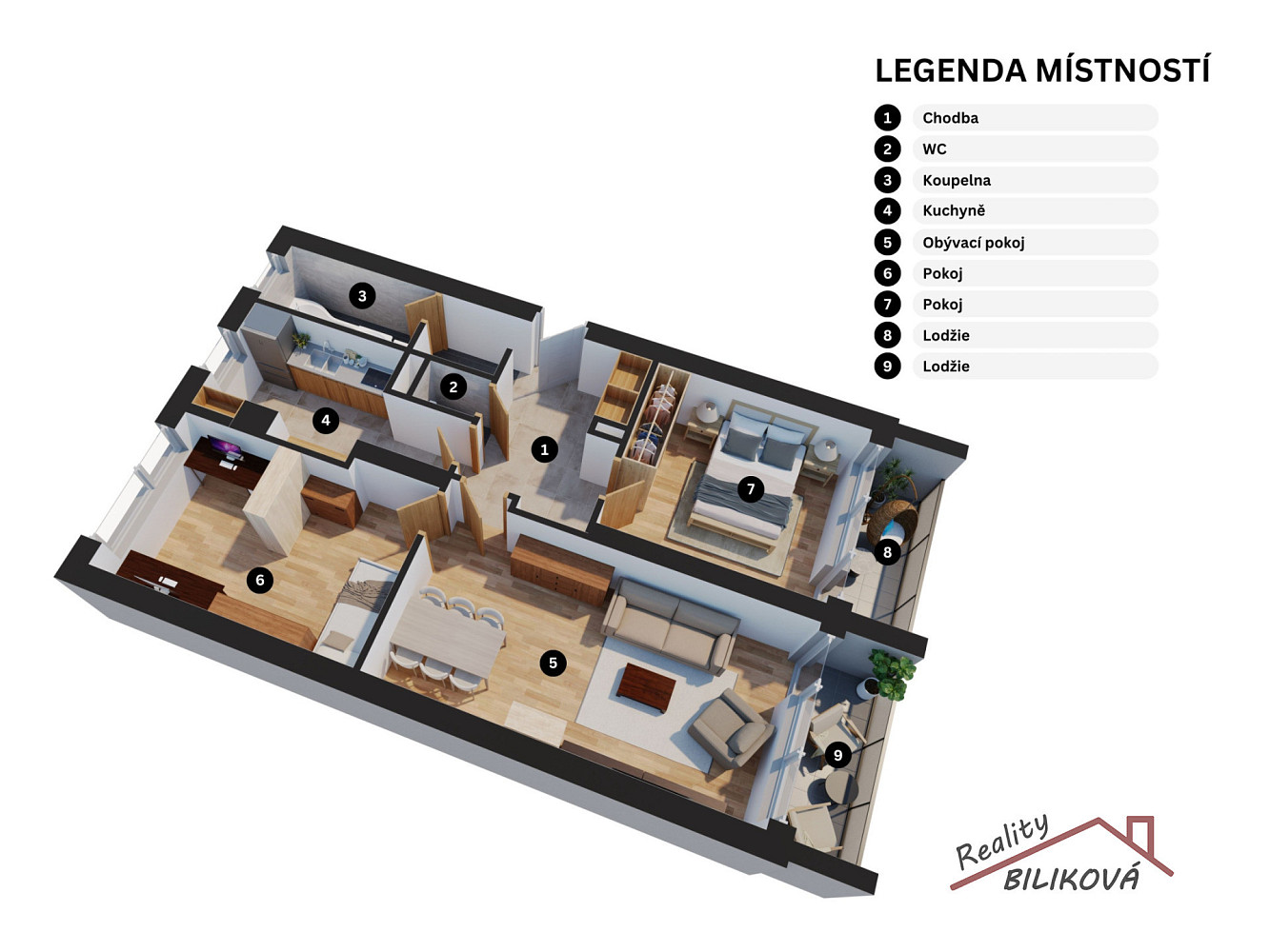 Prodej bytu 3+1 78 m² – fotografie 3