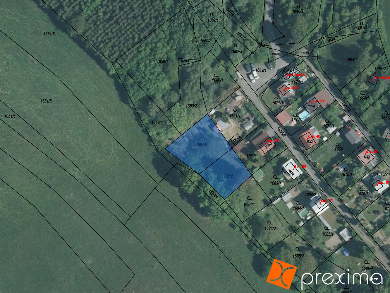Prodej zahrady 451 m²