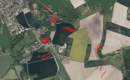 Prodej pole 39 203 m², Chrast - Podlažice, okres Chrudim