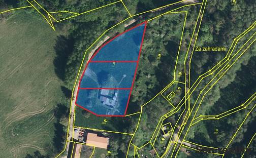 Prodej stavebního pozemku 1 193 m², Morašice - Holičky, okres Chrudim