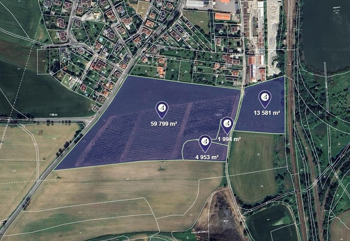 Prodej pole 13 388 m²