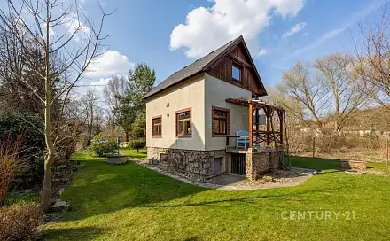 Prodej chaty/chalupy 50 m² s pozemkem 326 m², Ke Kocandě, Dolany nad Vltavou, okres Mělník