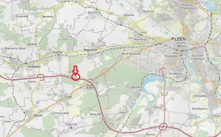 Prodej lesa 425 m², Líně - Nýřany