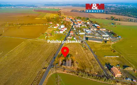 Prodej stavebního pozemku 1 245 m², Bechyně - Senožaty, okres Tábor