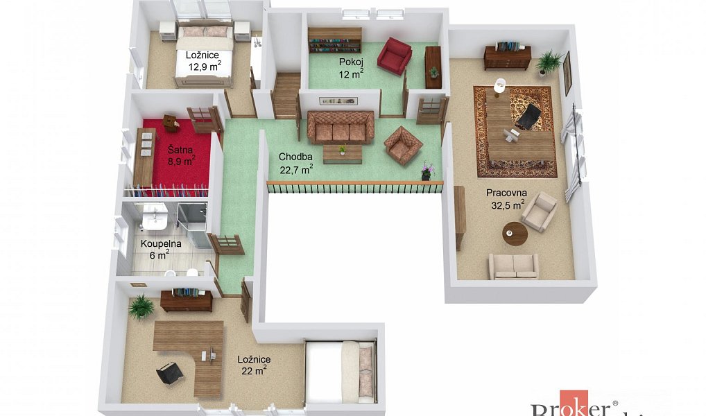 Pronájem domu 388 m² s pozemkem 2 802 m², Karlovy Vary – náhled fotky 28