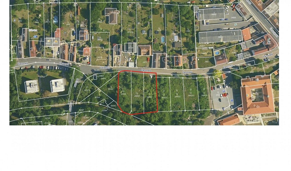 Prodej pozemku, 2414 m², Mělník