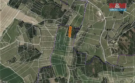 Prodej lesa 3 744 m², Úlehle, okres Strakonice