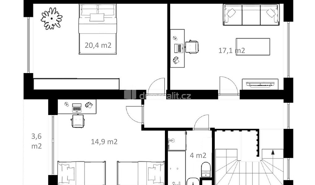 Prodej domu 230 m² s pozemkem 485 m², Kaplice – náhled fotky 6
