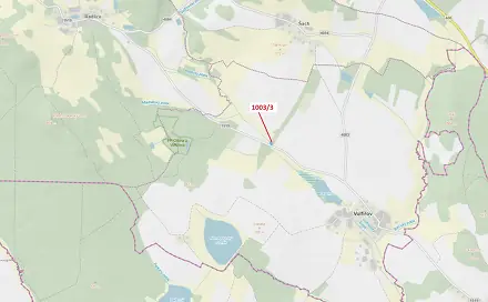 Dražba lesa 1 093 m², Volfířov
