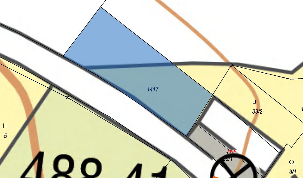 Prodej stavebního pozemku 466 m², Nové Hrady – náhled fotky 3