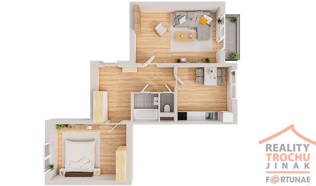 Pronájem bytu 2+1 62 m², Hradec Králové – náhled fotky 2