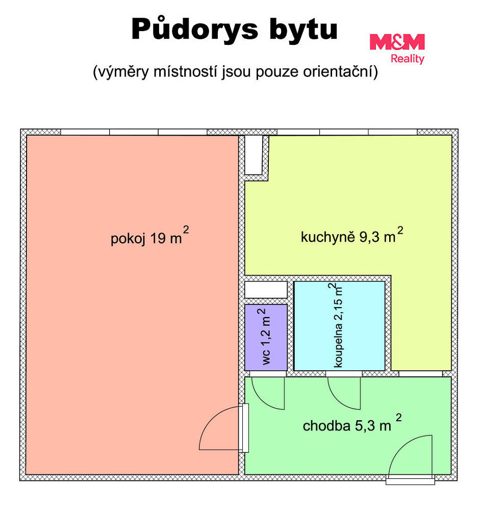 Pronájem bytu 1+1 36 m² — photo 4