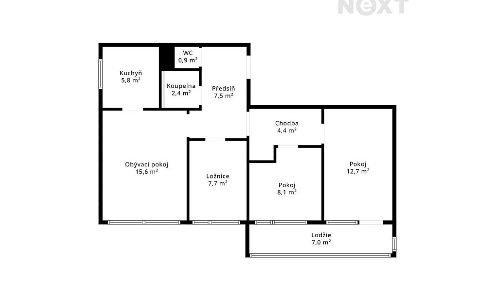 Prodej bytu 4+1 67 m², Hořovice – náhled fotky 17