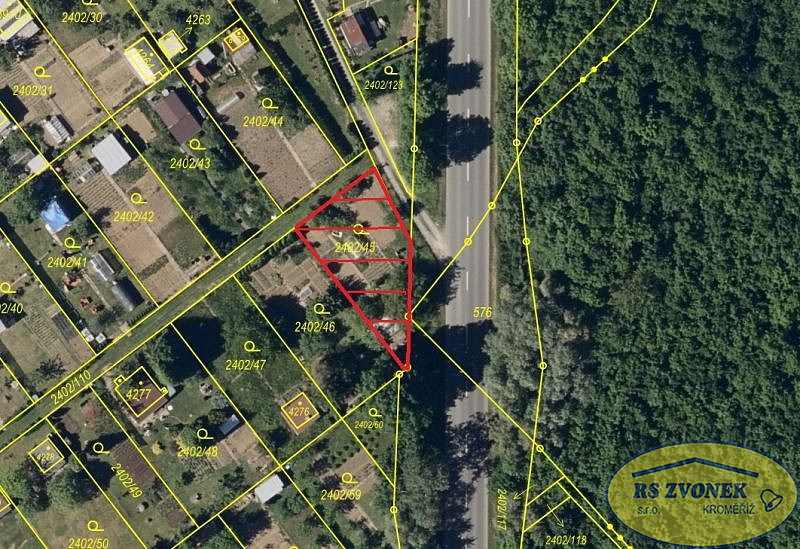 Prodej zahrady 323 m²